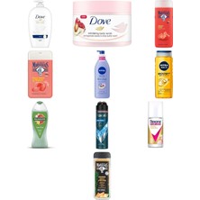 Dove Nemlendirici Sıvı Sabun Caring 450 Ml... +9 Parça Bakım Seti