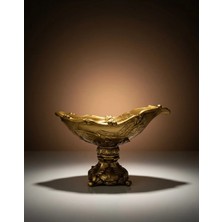 Dekoratif Ayaklı Altın Rengi Gondol 35*23 cm