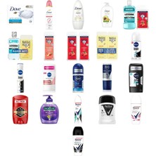 Dove Beauty Cream Bar Katı Güzellik Sabunu Gentle Exfoliatin... +20 Parça Bakım Seti