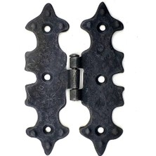 K-Yonlineticaret Eco Lounge Antika Tarz Dekoratif Pirinç Lale Menteşe - 104X77 Mm, Oksit