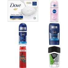 Dove Beauty Cream Bar Katı Güzellik Sabunu Original Nemlendi... +5 Parça Bakım Seti