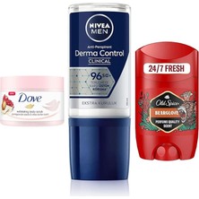 Dove Vücut Peelingi Nar Çekirdeği ve Shea Yağı 225ML Beyaz... +2 Parça Bakım Seti