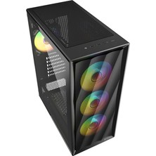 Sharkoon Kasa Mıd Tower Psusuz 4xfan Vk4 Argb Black