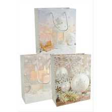 Zero Land Lvsqvr 19*23 Yılbaşı Ipli Karton Çanta 1 Adet - Ebruli