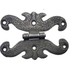 K-Yonlineticaret Eco Lounge Antika Tarz Dekoratif Pirinç Kelebek Menteşe - 63X45 Mm, Oksit