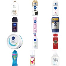 Dove Nemlendirici Sıvı Sabun Hindistan Cevizi Yağı ve Badem ... +11 Parça Bakım Seti