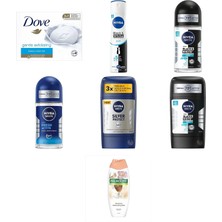 Dove Beauty Cream Bar Katı Güzellik Sabunu Gentle Exfoliatin... +6 Parça Bakım Seti