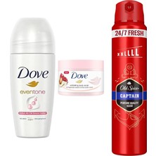 Dove Eventone Roll On Deodorant 50 Ml... +2 Parça Bakım Seti