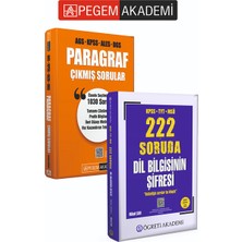 Pegem Akademi Yayıncılık PEGEM AKADEMİ KPSS TYT MSÜ 222 Soruda Dil Bilgisi Tamamı Çözümlü
