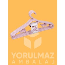 Yorulmaz Ambalaj Efteni Elbise Askısı 6’lı – Dayanıklı Plastik Kıyafet Askısı