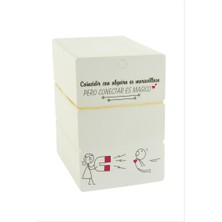 Zero Land Lvsqvr Mıknatıslı Çift Bileklik Kartı 200 Adet - Beyaz