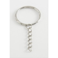 Zero Land Lvsqvr Burgulu Anahtarlık Aparatı - Gümüş Rengi