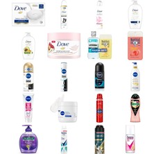 Dove Beauty Cream Bar Katı Güzellik Sabunu Original Nemlendi... +19 Parça Bakım Seti