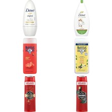 Dove Kadın Roll On Deodorant Original 1/4 Nemlendirici Krem ... +5 Parça Bakım Seti