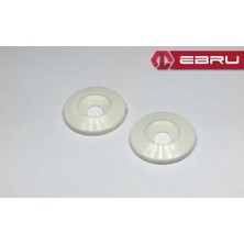 K-Yonlineticaret Eco Lounge Ebru Plastik Vida Pulu 15MM, Delik: 5 mm - 1000 Adet