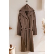 Talu Kapşonlu Kadın ve Erkek Bornoz %100 Pamuk | Dayanıklı | Hızlı Kuruma | Yumuşacık Konfor