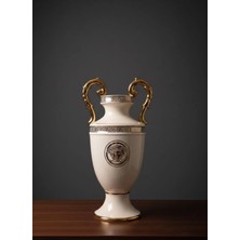 Porselen Medusa Figürlü Vazo 39*20CM