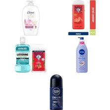 Dove Lotus Çiçeği ve Pirinç Sütü Sıvı Sabun 450 Ml... +4 Parça Bakım Seti