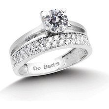 Kuyumcudükkanı Kuyumcudukkani Tektaş Twin YÜZÜK-10021-W-W