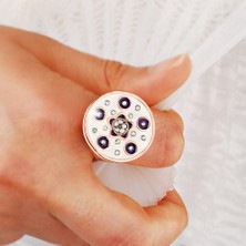 Kuyumcudükkanı Kuyumcudukkani Özel Tasarım Otantik  Gümüş YÜZÜK-10171-R-ENA