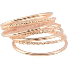 Kuyumcudükkanı Kuyumcudukkani Yedi Gün YÜZÜGÜ-ROSE-10374-R