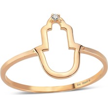 Kuyumcudükkanı Kuyumcudukkani Fatma Eli Sembollu Trend YÜZÜK-10234-R-W