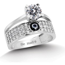 Kuyumcudükkanı Kuyumcudukkani Tektaş Twin YÜZÜK-10017-W-W