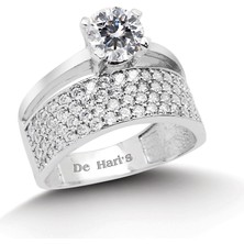 Kuyumcudükkanı Kuyumcudukkani Tektaş Twin YÜZÜK-10019-W-W