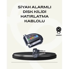 K-Yonlineticaret Çift Modlu 110DB Alarmlı Disk Kilidi Suya Dayanıklı