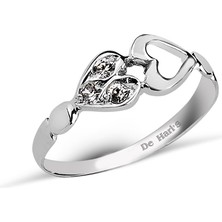 Kuyumcudükkanı Kuyumcudukkani Kalp Figürlü YÜZÜK-10204-W-W