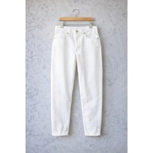 Gambocci Erkek Normal Bel Bilek Boy Kısa Paça Boyfriend Kot Jeans Pantolon