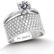 Kuyumcudükkanı Kuyumcudukkani Tektaş Twin YÜZÜK-10018-W-W