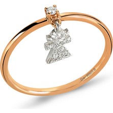 Kuyumcudükkanı Kuyumcudukkani Kız Çocuk Sallantılı Trend YÜZÜK-10245-R-W