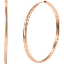 Kuyumcudükkanı Kuyumcudukkani 4 cm Çapında Halka KÜPE-31133-R-4CM