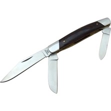 K-Yonlineticaret Eco Lounge K-15 Falkon Üç Ağızlı / Üçlü Çakı 18 cm - Ahşap Saplı, Manuel