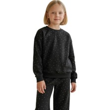 Taşlı Kız Çocuk Eşofman Takım