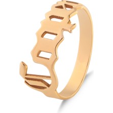 Kuyumcudükkanı Kuyumcudukkani "old Englısh"font Isim Yazılı YÜZÜK-10901-G-OLD