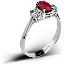 Kuyumcudükkanı Kuyumcudukkani Yakut Taşlıtektaş YÜZÜK-10206-W-R