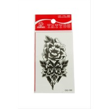 Zero Land Lvsqvr Gül Tattoo Dövme Sticker - Beyaz