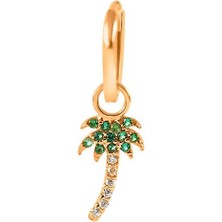 Kuyumcudükkanı Kuyumcudukkani Minik HALKALI"PALMIYE"KÜPE-31225-R-GRN