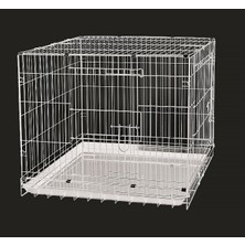 Matrixzn Dayang Köpek Kafesi Beyaz 93X56.5X63.5