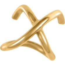 Kuyumcudükkanı Kuyumcudukkani Usta Eli Ile Yapılmış"x "şekil Verilmiş Ear Cuff KÜPE-31140-W