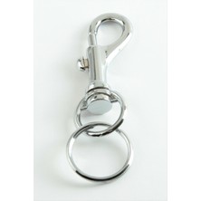 Zero Land Matrixzn Gemici Kancalı Metal Anahtarlık Orta-Gümüş Rengi