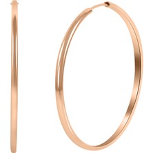 Kuyumcudükkanı Kuyumcudukkani 6 cm Çapında Halka KÜPE-31133-R-6CM