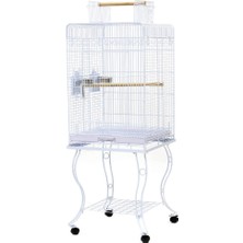 Matrixzn Dayang Ayaklı Papağan Kafesi 54X54X134