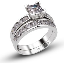 Kuyumcudükkanı Kuyumcudukkani Alyanslı TEKTAŞYÜZÜK-10022-W-W