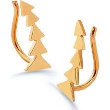 Kuyumcudükkanı Kuyumcudukkani Üçgen Model Trend"ear CUFF"KÜPE-30065-R