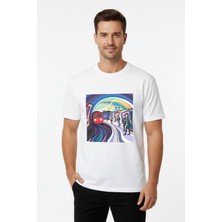 White Whale Rare Colorful Station Erkek T-Shirt