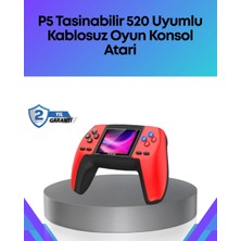 K-Yonlineticaret Tv Bağlantılı 520 Oyunlu P5 Retro Gamepad Konsol