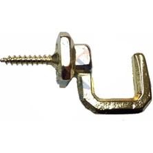 K-Yonlineticaret Eco Lounge Vidalı Kanca, Askı Büyük - 15X23MM, Sarı - 1 Adet
